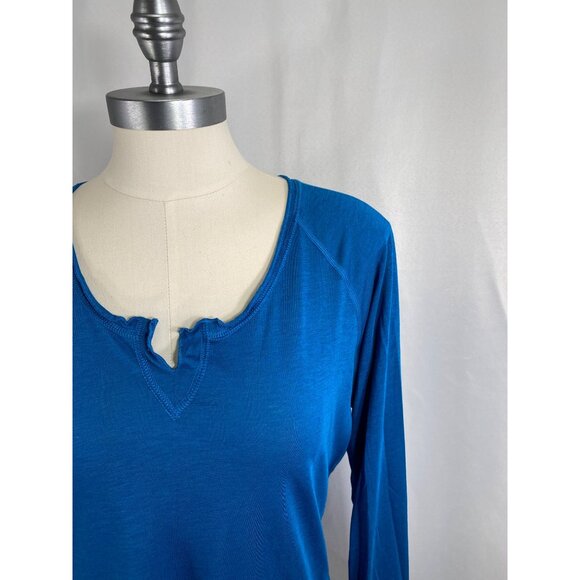 Mountain Hard Wear turquoise long sleeve tee workout hiking adventure medium - Picture 2 of 6